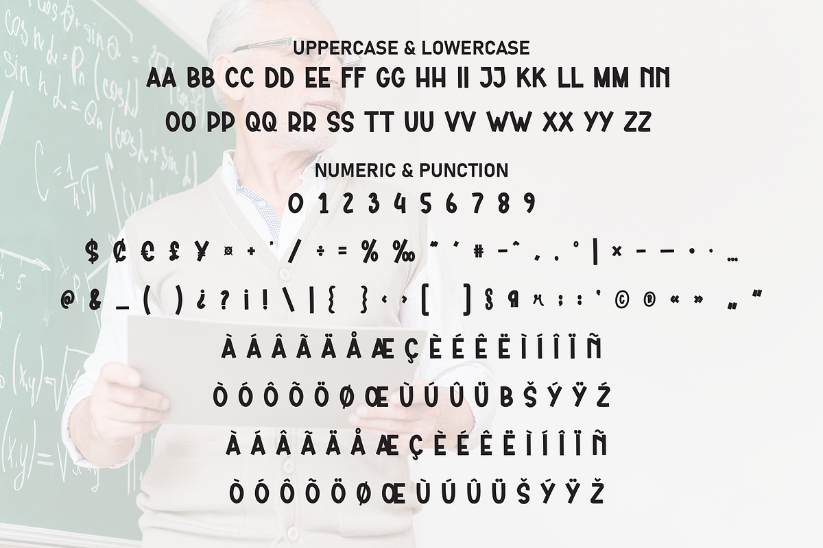 Teacher Vintage | Script Font, a Script Font by Scratchones (Photo 7 of 8)