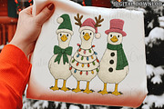 Christmas Crochet Silly Goose Png, an Illustration by OK Design (Thumbnail 1 of 6)