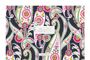 Vector Paisley, Seamless Patterns!