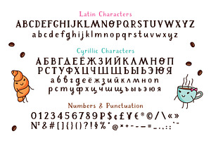 Cafeterio Cute Kid's Font