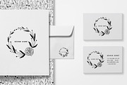 Vector Floral Valentine Outline Set, an Illustration by Chloe's Illustrations (Thumbnail 1 of 10)