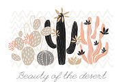 PASTEL Cactuses & Succulents BIG Set, a Decorative Illustration by Iraida_Bearlala (Thumbnail 6 of 13)