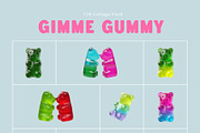 Gimme Gummy: Y2K Collage Pack, an Object Graphic by divanovskaya_nv (Thumbnail 5 of 17)