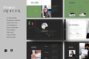 Project Proposal PowerPoint Template, a Presentation Template by White Graphic (Thumbnail 2 of 9)