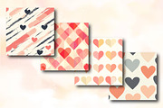 Modern Valentine Geometric Pattern, a Background Photo by RobertsArt (Thumbnail 3 of 5)