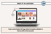Ebook - Pink Boho, a Social Media Template by Freedom Business Shop (Thumbnail 2 of 11)