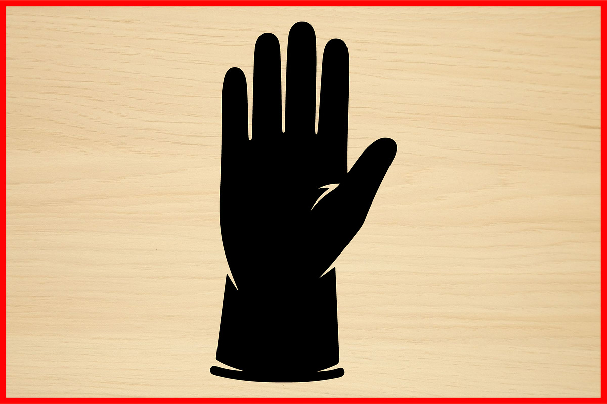 12 Glove Silhouette Clipart Bundle, an Illustration by Creativeshirt (Photo 3 of 4)