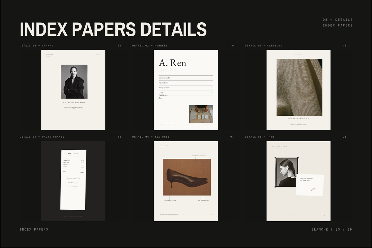 INDEX PAPERS | 30 Canva Templates, a Social Media Template by BlancheStudio (Photo 5 of 9)