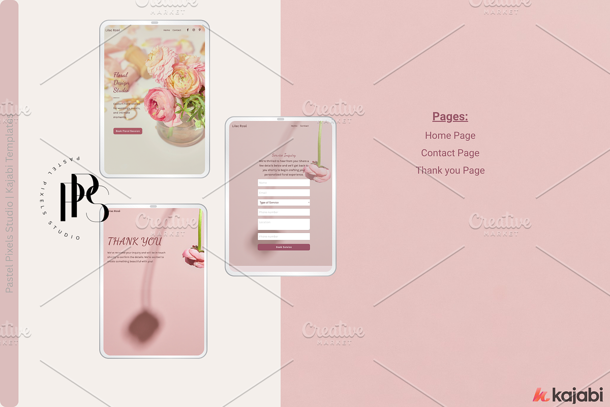 Kajabi Website Template, a Landing Page Template by Pastel Pixels Studio (Photo 3 of 5)