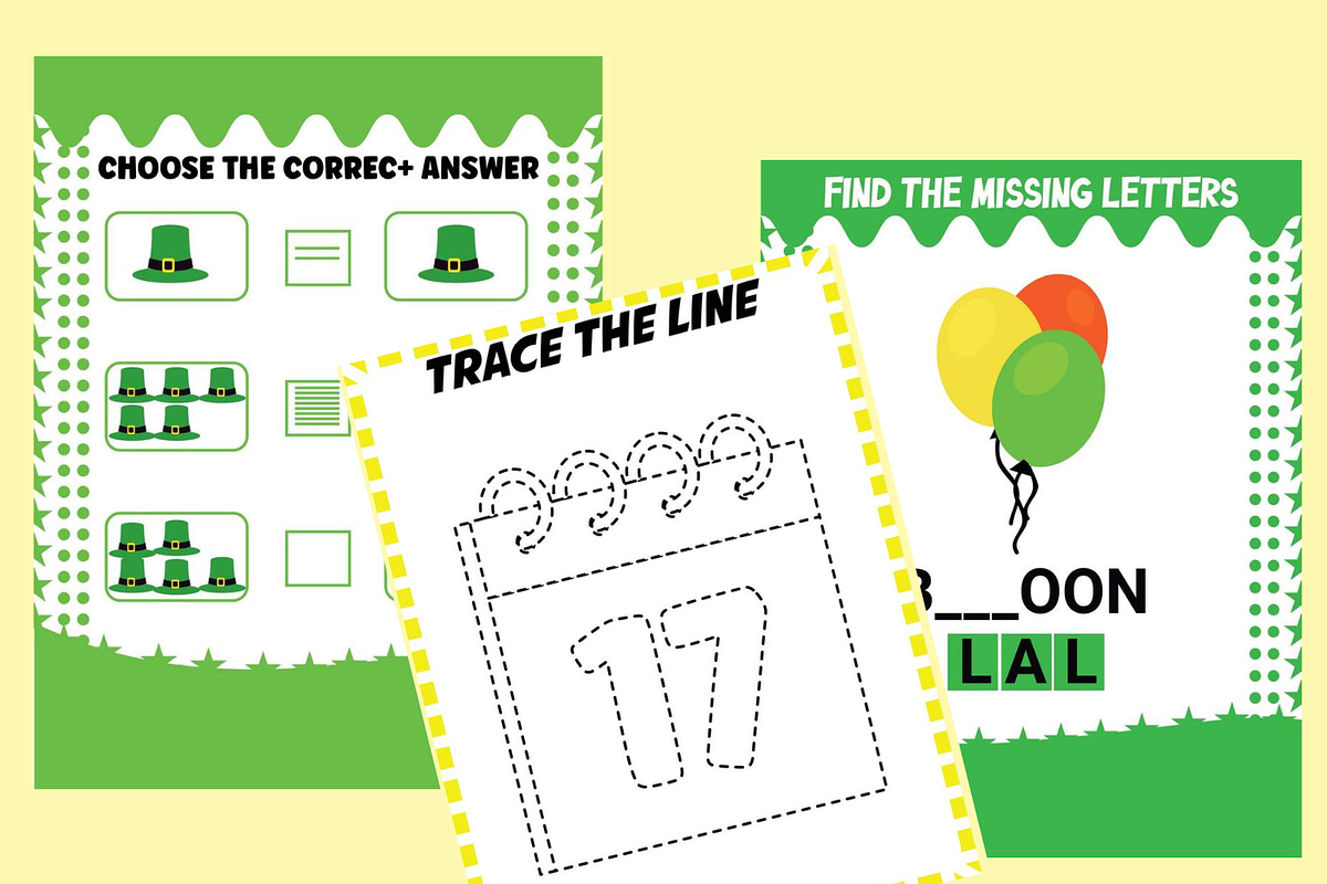 Saint Patrick's Day Activity Book, a Seasonal Illustration by Sourcedigi (Photo 2 of 2)
