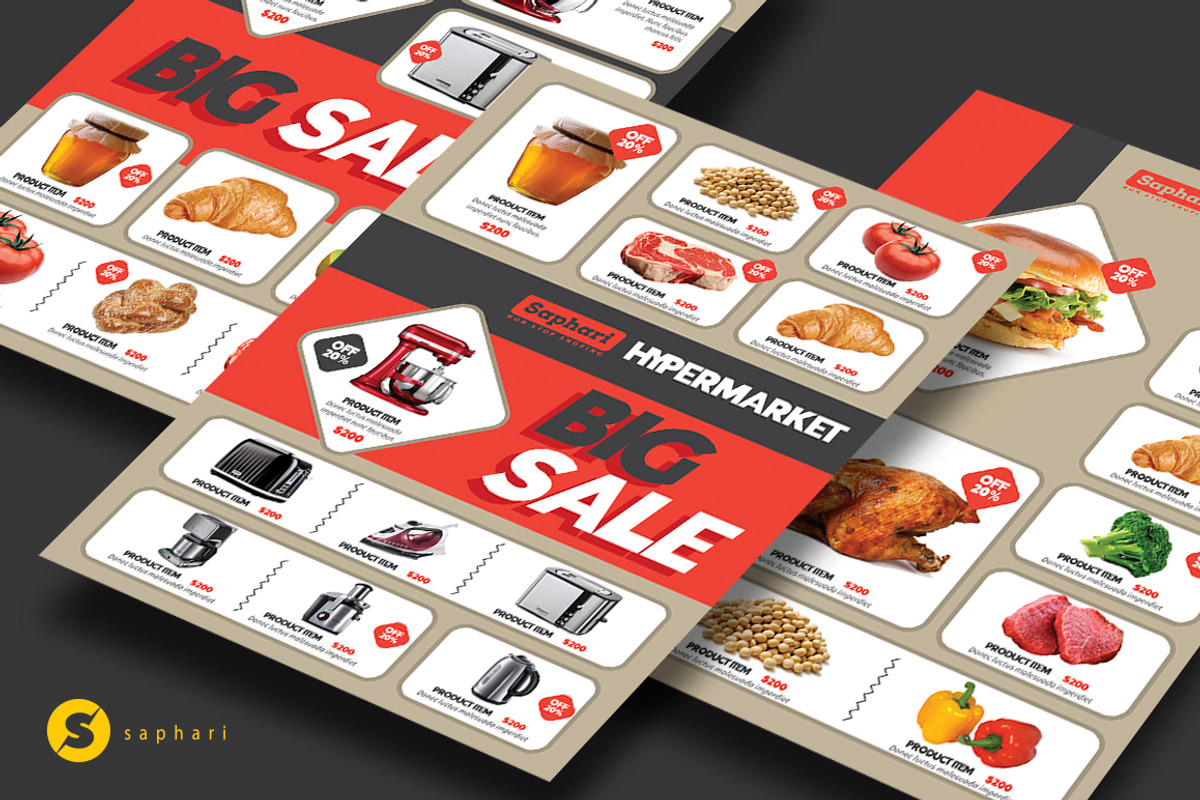 Product Promotion Flyer Template, a Flyer Template by Saphari (Photo 1 of 4)