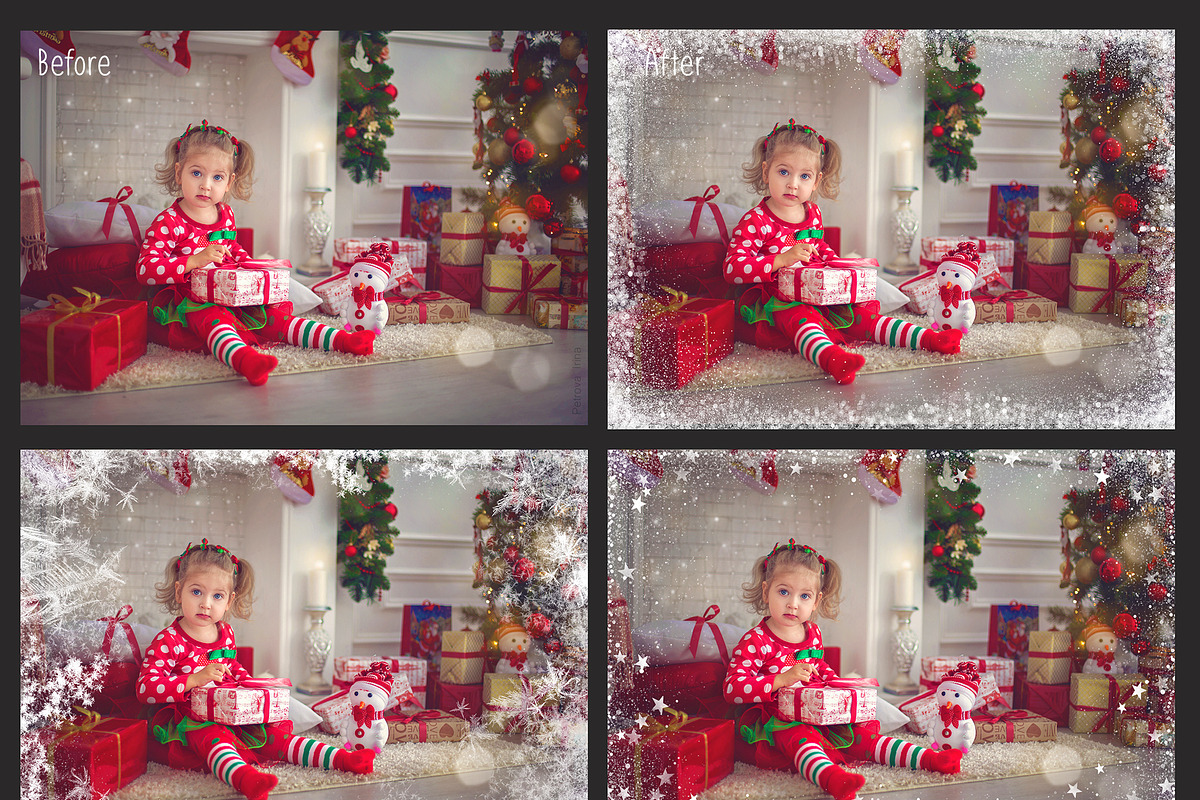 20 Christmas Photo Overlays, a Layer Style Add-On by MixPixBox (Photo 5 of 7)