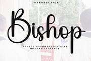 Bishop, a Handwritten Font by FreshTypeINK (Thumbnail 1 of 8)