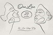 One line, a Person Illustration by Vinegret -Shop (Thumbnail 1 of 8)