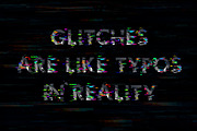 Glitch Font, a Sans Serif Font by Handmadefont (Thumbnail 4 of 10)