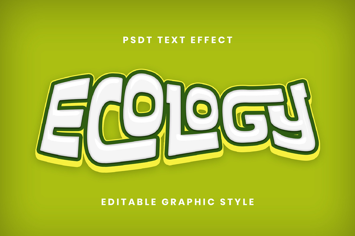 Eco Comic Text Effect