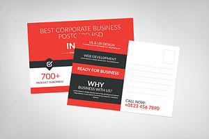 Best Corporate Business Postcard