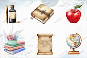 Teaching Material Clipart, an Illustration by designcity5 (Thumbnail 3 of 5)