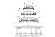 Pagoda Temple Silhouette, an Object Graphic by Designer_Momina (Thumbnail 14 of 20)