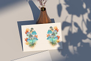 Composition with blue mushrooms, a Decorative Illustration by blackmoon9 (Thumbnail 3 of 3)