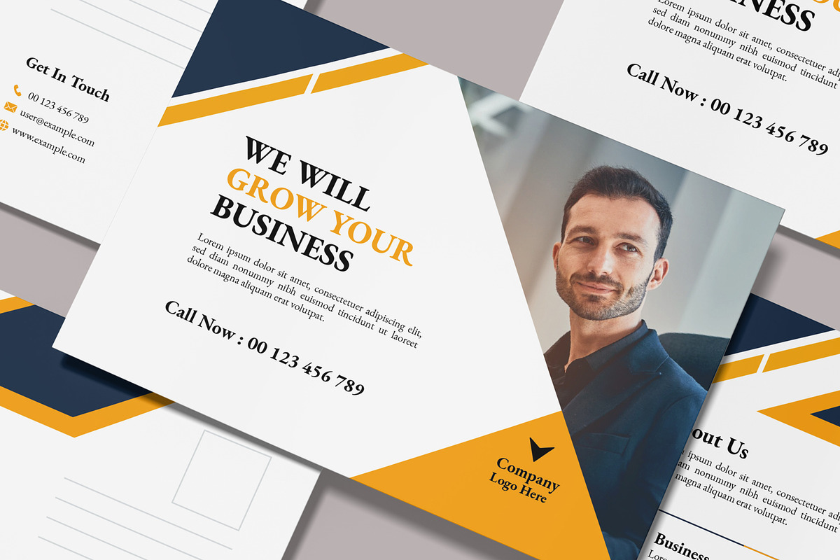 Business Postcard, a Stationery Template by MightyDesign (Photo 5 of 8)