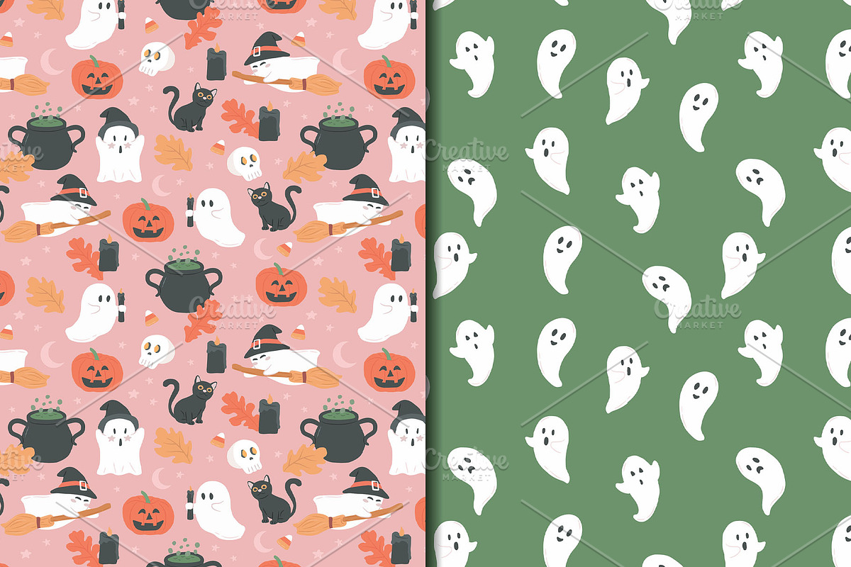 Halloween Haunted House Pattern, a Pattern Graphic by CreativeChristiana (Photo 8 of 8)