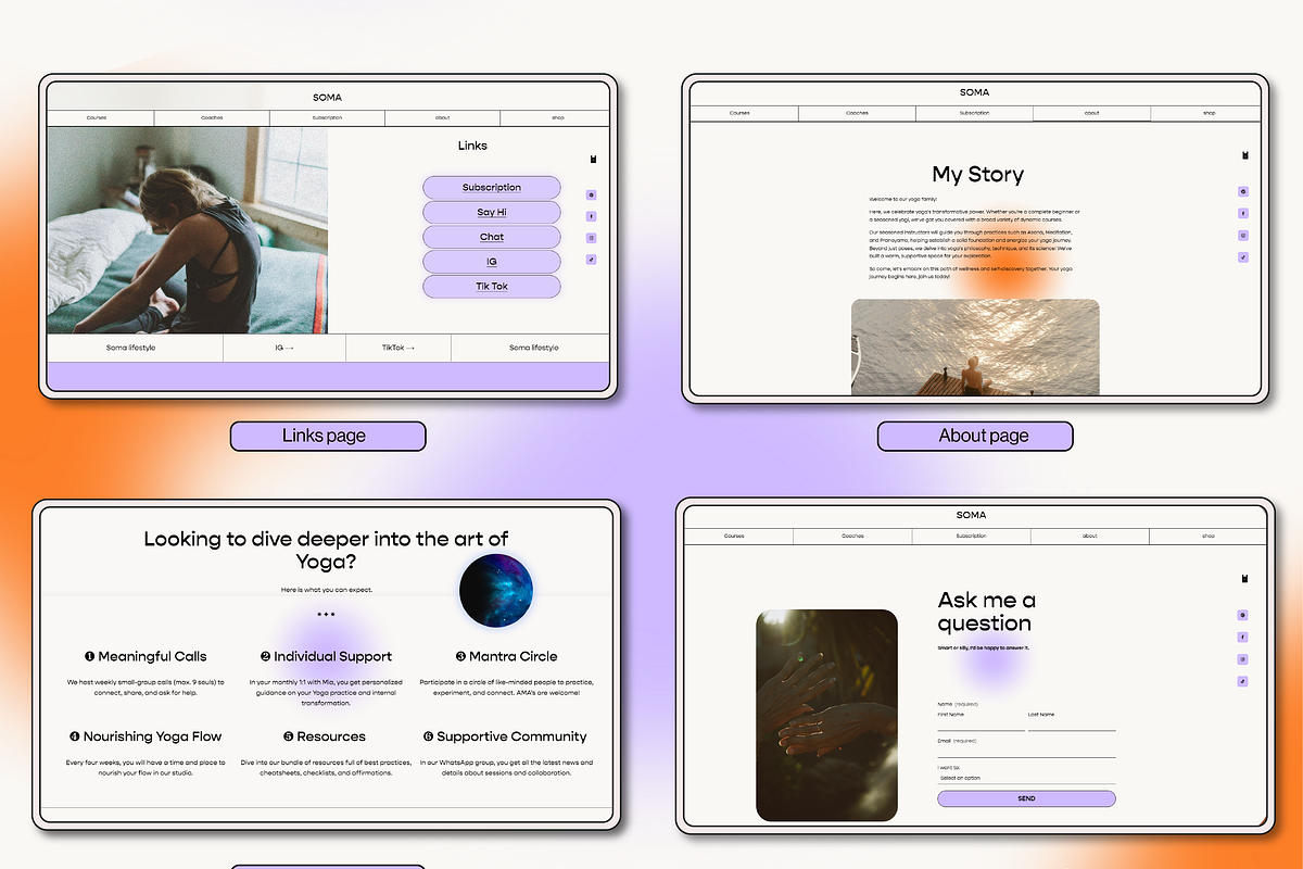 SOMA Coaching Squarespace Template, a Squarespace Template by dunagency (Photo 2 of 6)