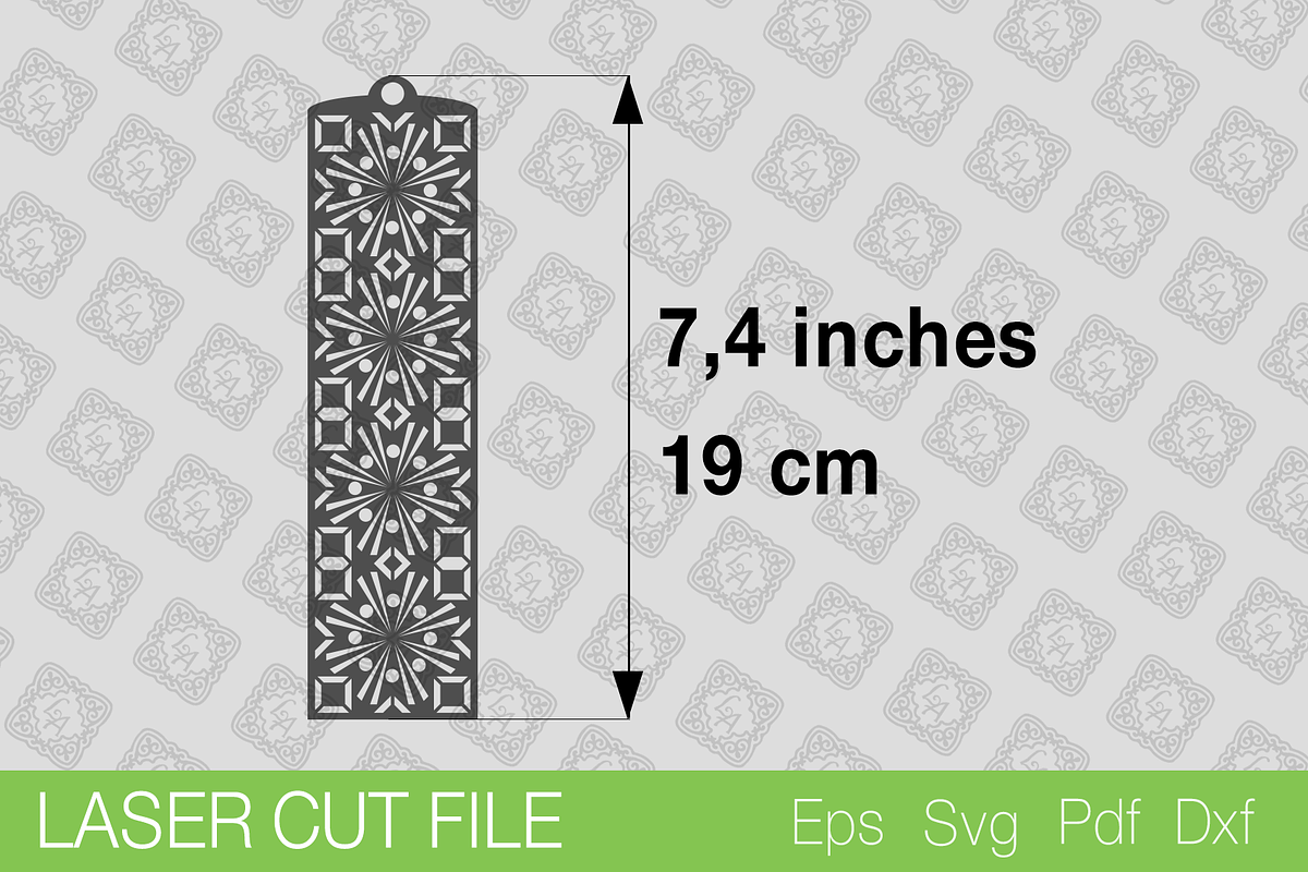 Bookmark Laser Cut SVG, a Templates & Theme by Lerina Art (Photo 3 of 3)