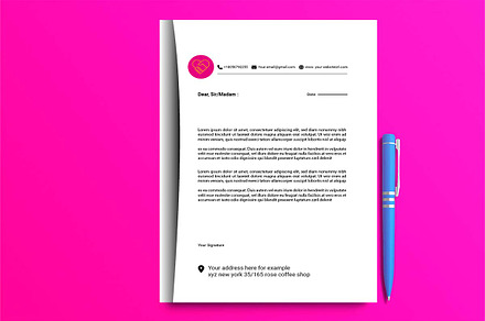 A4 letterhead, letterhead
