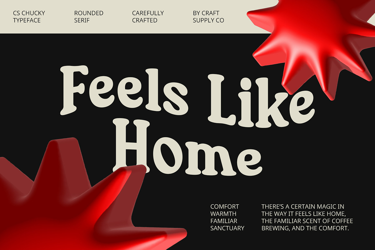 CS Chucky – Retro Font, a Serif Font by Craft Supply Co. (Photo 2 of 8)