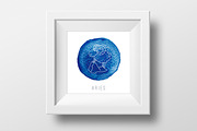 Watercolor zodiac signs, an Illustration by Blue Ink Studio (Thumbnail 4 of 4)