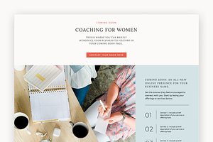 Coming Soon Page for Elementor
