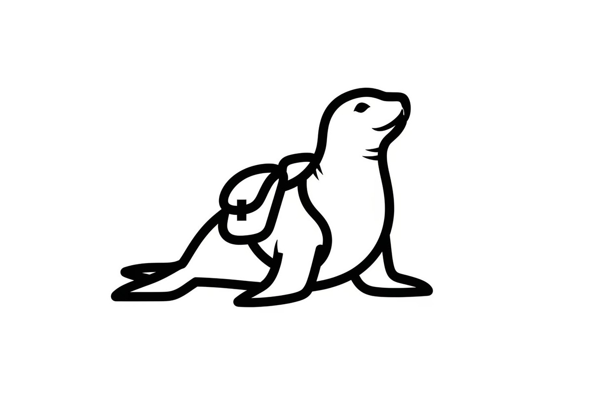 Graceful Sea Lion Silhouette, a Graphic by musafir_fashion (Photo 10 of 10)