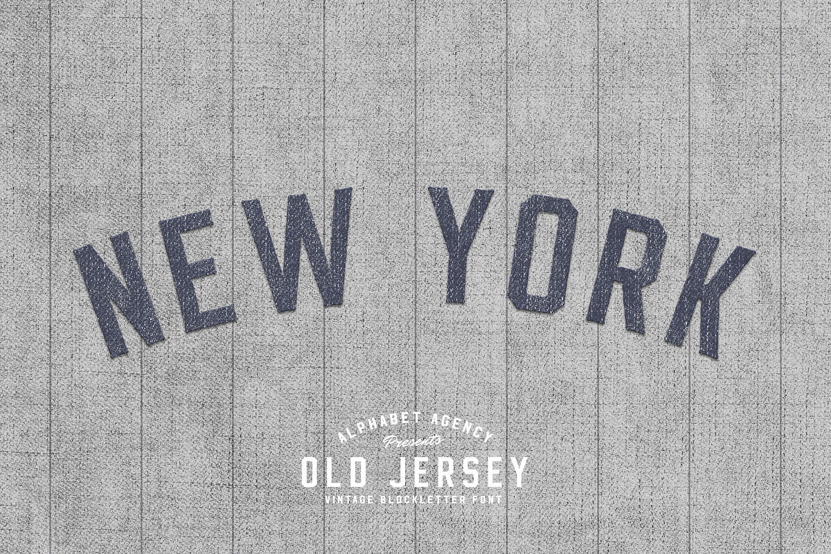 OLD JERSEY FONT DUO, a Font by Alphabet Agency (Photo 5 of 7)