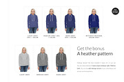 Women Hoodie Mock-ups Set FREE DEMO, a Books & Magazine Mockup by Apparel_Mockups (Thumbnail 14 of 28)