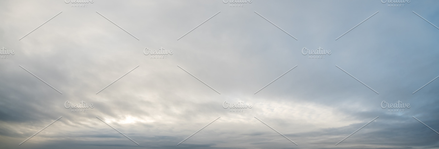 Clouds in the overcast evening sky view., a Nature Photo by YuriyB