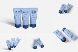 Cosmetic Tube Mockup PSD, an Advertising Mockup by Indah