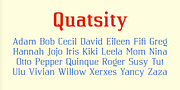 Quatsity, a Serif Font by Ingrimayne Type (Thumbnail 4 of 8)
