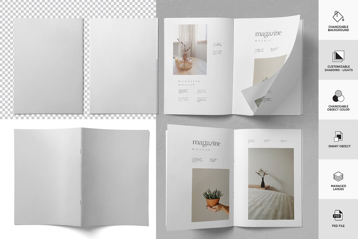 Magazine Mockup, a Product Mockup by ZippyPixels (Photo 2 of 4)