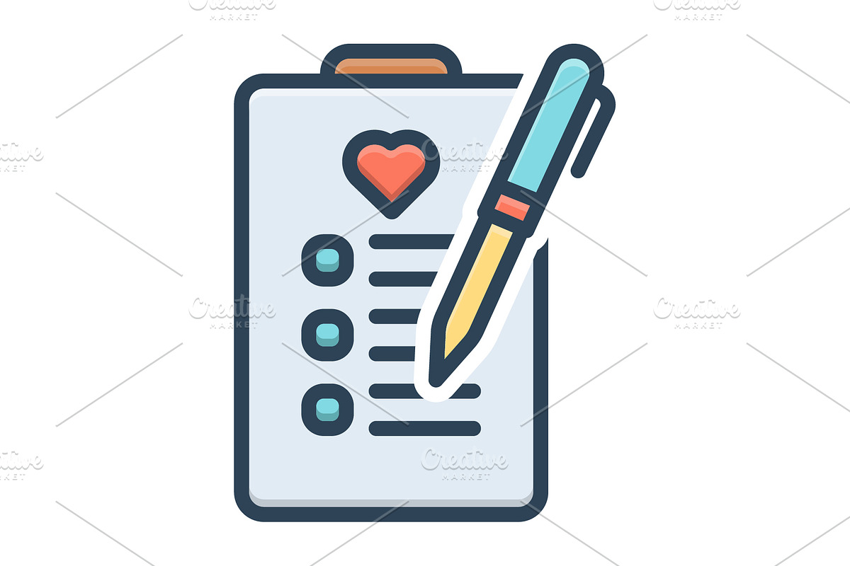 Petition application color icon, a Duotone Icon by Creative priyanka