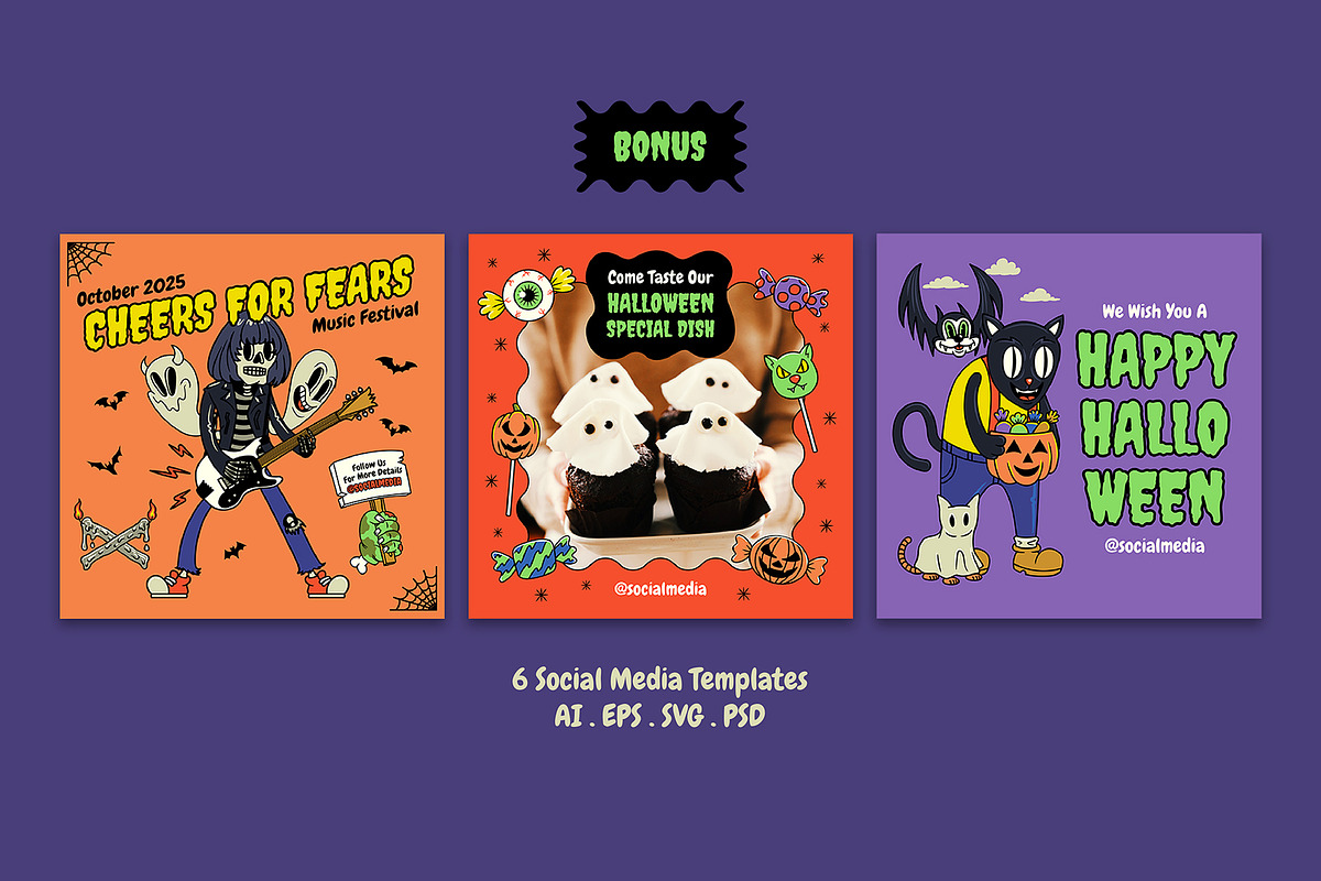 Halloween Creepers Graphic Pack, an Illustration by The Isian (Photo 14 of 17)