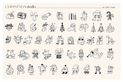 Christmas Doodles illustrations, a Decorative Illustration by Marish (Thumbnail 5 of 10)