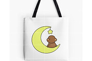 Cute Bear with Moon SVG Bundle, a Graphic by TheHitShop (Thumbnail 8 of 10)