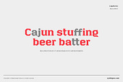 Bayou Block, a Font by VarsityType® (Thumbnail 6 of 7)
