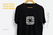 JACK - Kufic Style Name Logo Series, a Branding & Logo Template by BULENT YUKSEL (Thumbnail 2 of 2)