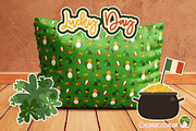 Lucky Day Clip Art, a Seasonal Illustration by Cozy Cat Design (Thumbnail 3 of 3)