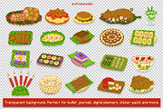Filipino Christmas Feast Clipart Set, a Food Illustration by Drafts n Doodles (Thumbnail 3 of 3)