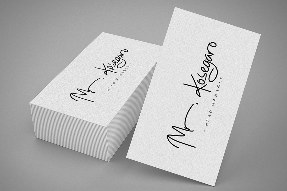 Geovana Signature Typeface preview 7