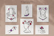 Female Beauty:Line Art Illustrations, a Person Illustration by Greywitch_Lola (Thumbnail 7 of 11)