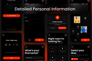 LoveAffection: Dating App UI kit, an UI Kit Template by Fluttertop (Thumbnail 4 of 8)